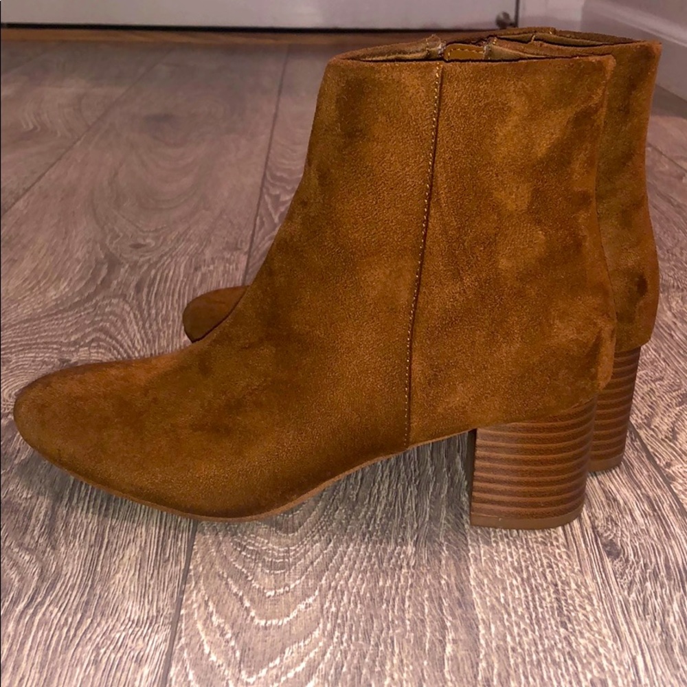 Brown ankle boots